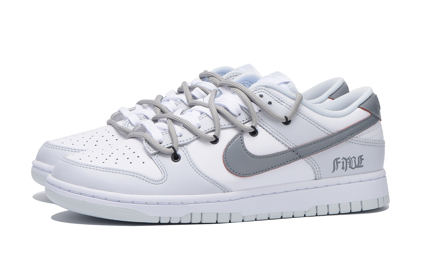 Shop [定制鞋款] 耐克Dunk Low '栗色灰白' HF0730-160(Team59-男女同款哥特四SBOX)