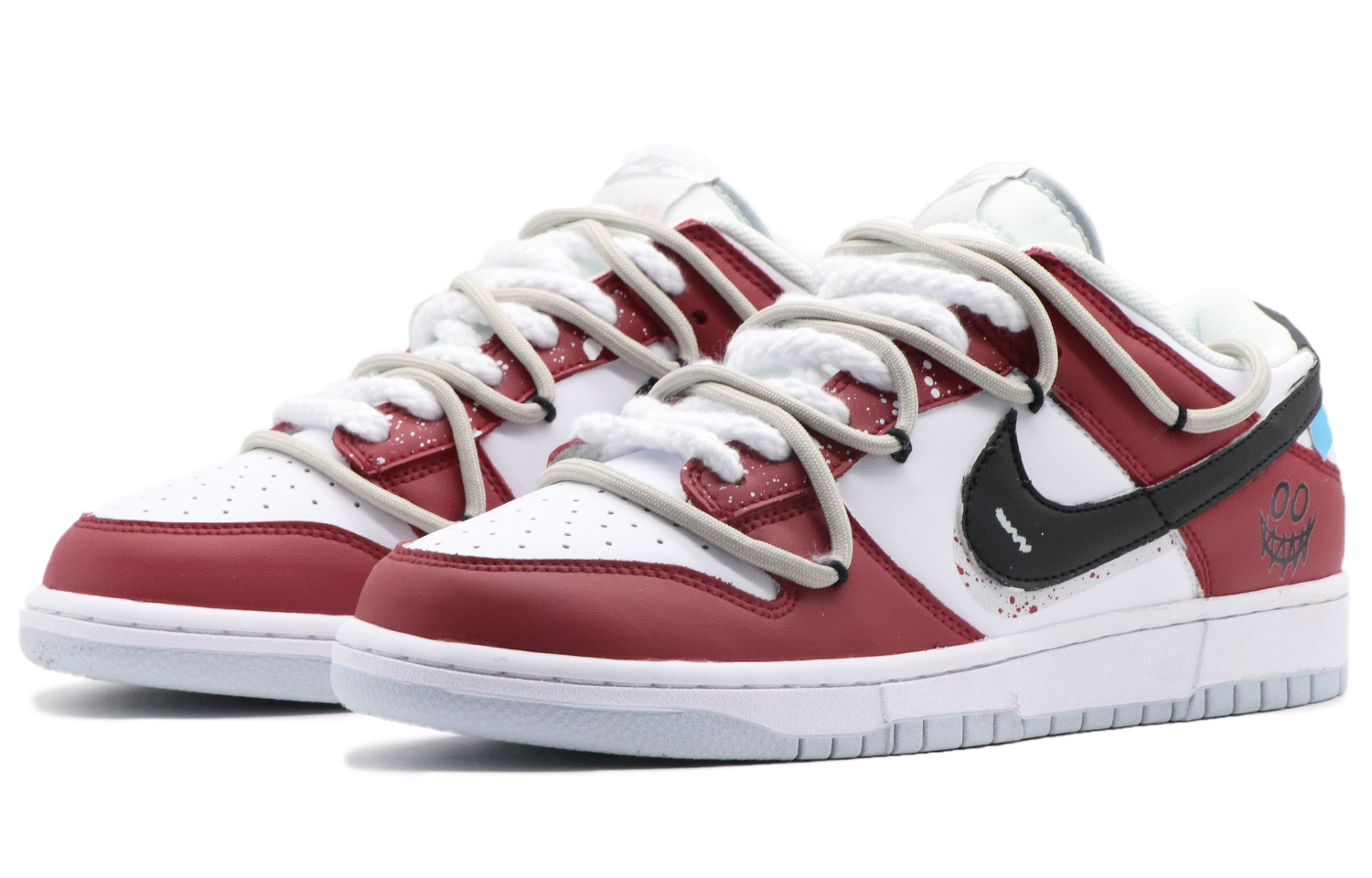 Lookbook [定制鞋] 耐克Dunk Low '芝加哥梦想' DV0831-101(Team57-男款梦魇)