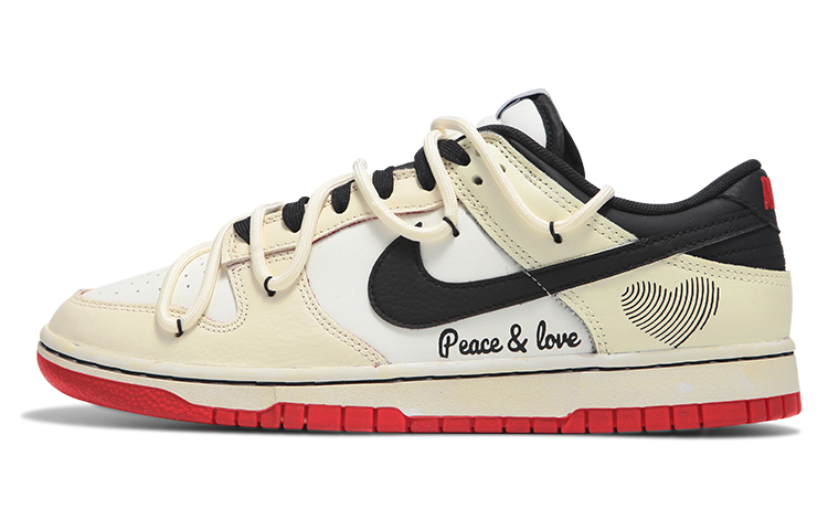 Buy 나이키 덩크 로우 '시카고 발렌타인' (커스텀) DD3363-100(Teamfour-男款和平与爱QD)