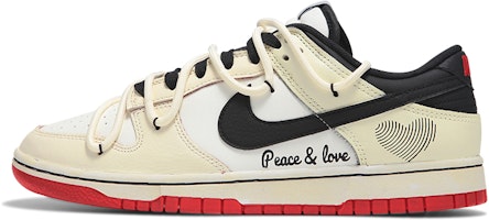 【カスタムシューズ】ナイキ ダンク ロー 'シカゴ バレンタインデー' DD3363-100(Teamfour-男款和平与爱QD) Buy 【カスタムシューズ】ナイキ ダンク ロー 'シカゴ バレンタインデー' DD3363-100(Teamfour-男款和平与爱QD)