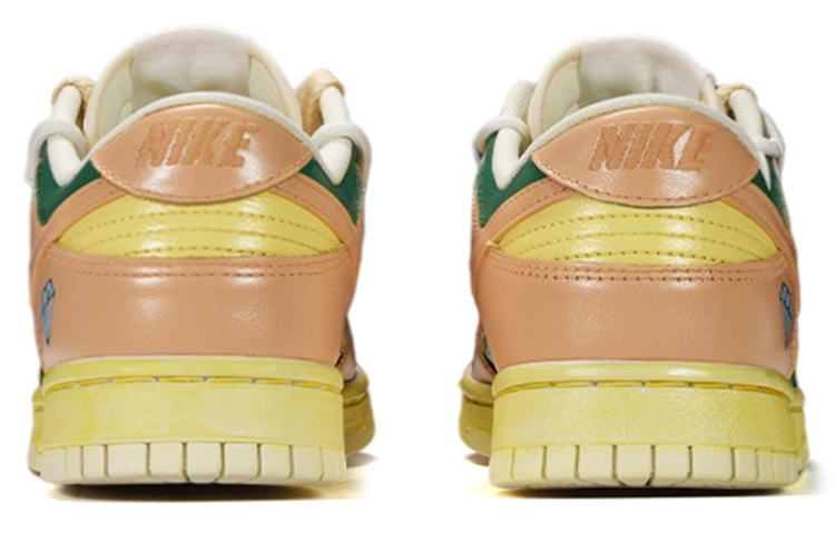 Shop [Sepatu Custom] Nike Dunk Low 'Festival Anak Berlian Chip' DJ6188-100(TeamE-男款钻石筹码黄绿)