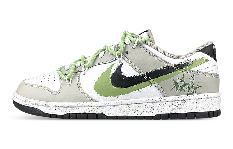 Buy [Zapatillas Personalizadas] Nike Dunk Low 'Salpicadura de Bambú Chino' FD0661-100(Team47-男竹解SBOX)