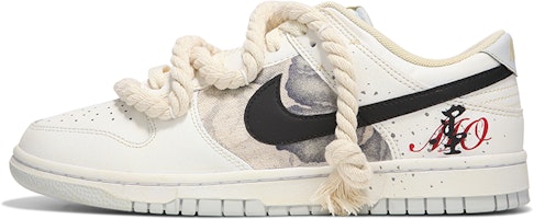 나이키 덩크 로우 '먹물' (커스텀) DV0831-101(Team24-男款墨麻绳米色) Buy 나이키 덩크 로우 '먹물' (커스텀) DV0831-101(Team24-男款墨麻绳米色)