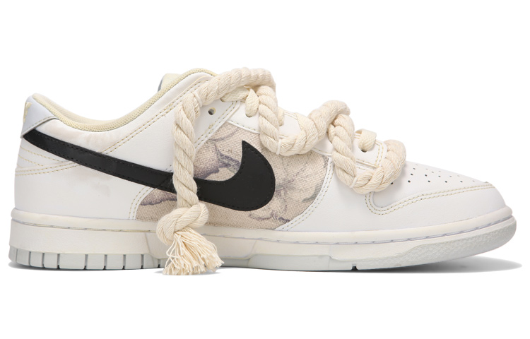 Order [Nike Kasut Custom] Nike Dunk Low 'Chinese Ink' DV0831-101(Team24-男款墨麻绳米色)