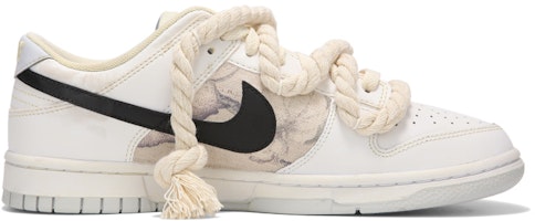 나이키 덩크 로우 '먹물' (커스텀) DV0831-101(Team24-男款墨麻绳米色) Order 나이키 덩크 로우 '먹물' (커스텀) DV0831-101(Team24-男款墨麻绳米色)