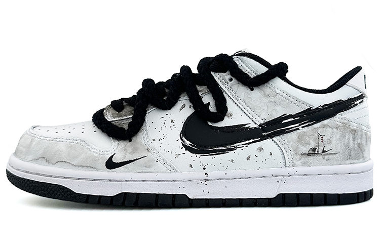 Buy [Kasut Custom] Nike Dunk Low 'Dakwat Cina Hitam-Kelabu' DV0831-002(Team13-水墨之韵)