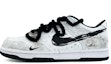 Buy 【訂製球鞋】Nike Dunk Low 潮流復古 防滑耐磨輕便 水墨畫 台灣風潮 解構鞋帶 低筒 板鞋 男女同款 黑灰