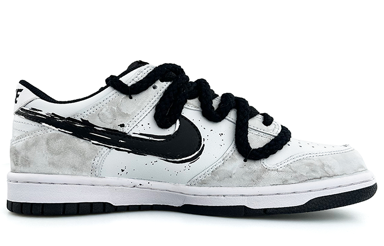 Order [Kasut Custom] Nike Dunk Low 'Dakwat Cina Hitam-Kelabu' DV0831-002(Team13-水墨之韵)