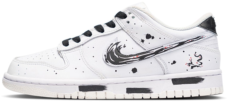 custom-shoes-nike-dunk-low-chinese-ink-black-and-white