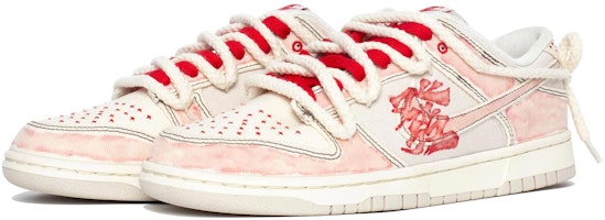 カスタム ナイキ ダンク ロー "水墨赤黒" (80 characters) DV0834-100(Team61-国风好事發生S-BOX) Lookbook カスタム ナイキ ダンク ロー "水墨赤黒" (80 characters) DV0834-100(Team61-国风好事發生S-BOX)