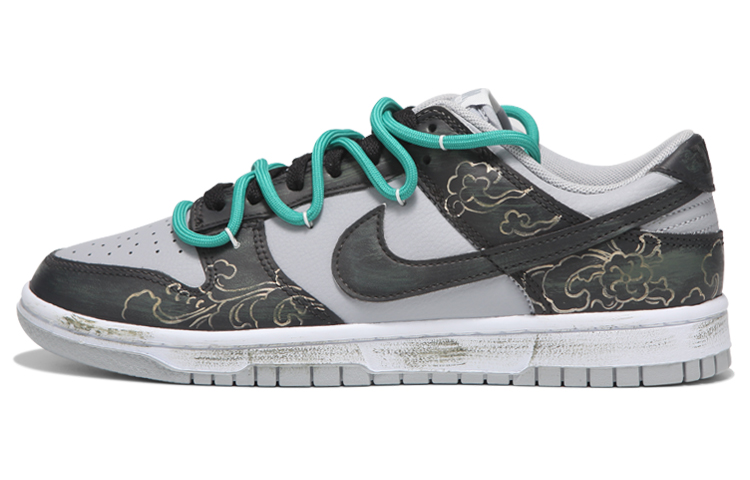 Buy 나이키 덩크 로우 '설날 블랙-그레이' (커스텀) DJ6188-003(Team24-男款青铜器)