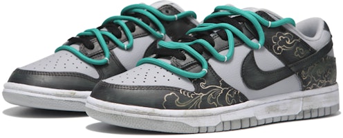 나이키 덩크 로우 '설날 블랙-그레이' (커스텀) DJ6188-003(Team24-男款青铜器) Lookbook 나이키 덩크 로우 '설날 블랙-그레이' (커스텀) DJ6188-003(Team24-男款青铜器)