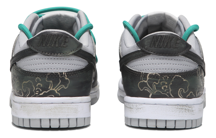 Shop 나이키 덩크 로우 '설날 블랙-그레이' (커스텀) DJ6188-003(Team24-男款青铜器)