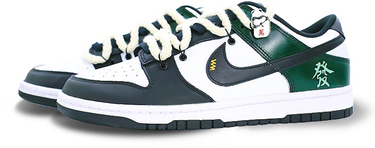 나이키 덩크 로우 '춘절 블랙 화이트 그린' (커스텀) DD1391-100(Team212-财运亨通SBOX) Shop 나이키 덩크 로우 '춘절 블랙 화이트 그린' (커스텀) DD1391-100(Team212-财运亨通SBOX)