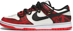 Buy 【定制球鞋】Nike Dunk Low 熱浪製作 CNY 恭喜發財 芝加哥 解構綁帶 復古 低幫 板鞋 男款 紅色