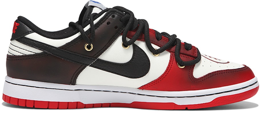 【定制球鞋】Nike Dunk Low 熱浪製作 CNY 恭喜發財 芝加哥 解構綁帶 復古 低幫 板鞋 男款 紅色 Order 【定制球鞋】Nike Dunk Low 熱浪製作 CNY 恭喜發財 芝加哥 解構綁帶 復古 低幫 板鞋 男款 紅色