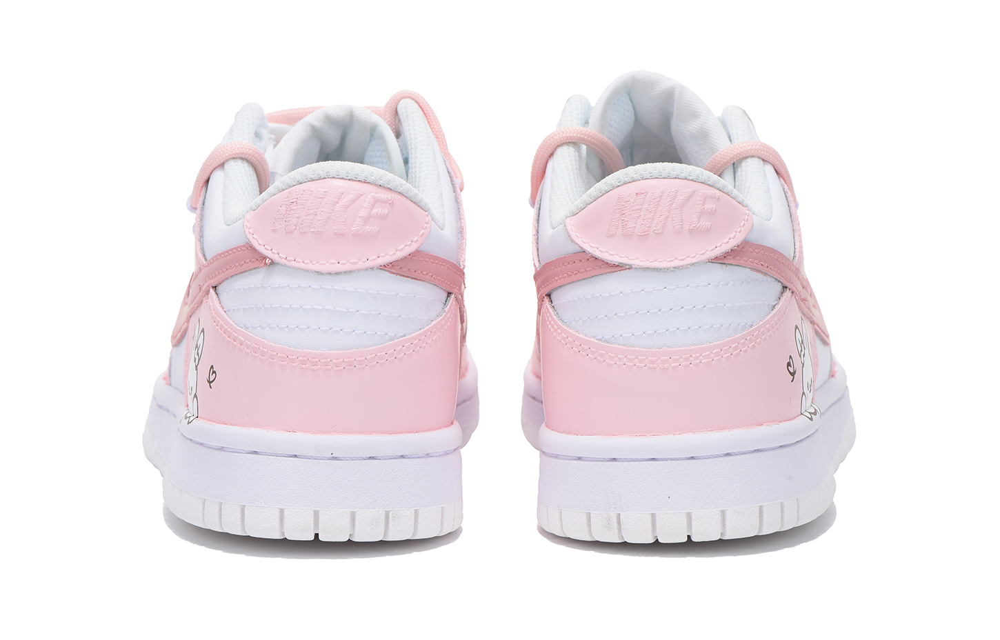 Shop [Kasut Custom] Nike Dunk Low 'Hadiah Tahun Baru Cina Merah Jambu' DH9765-100(Team拾伍-女款粉兔)