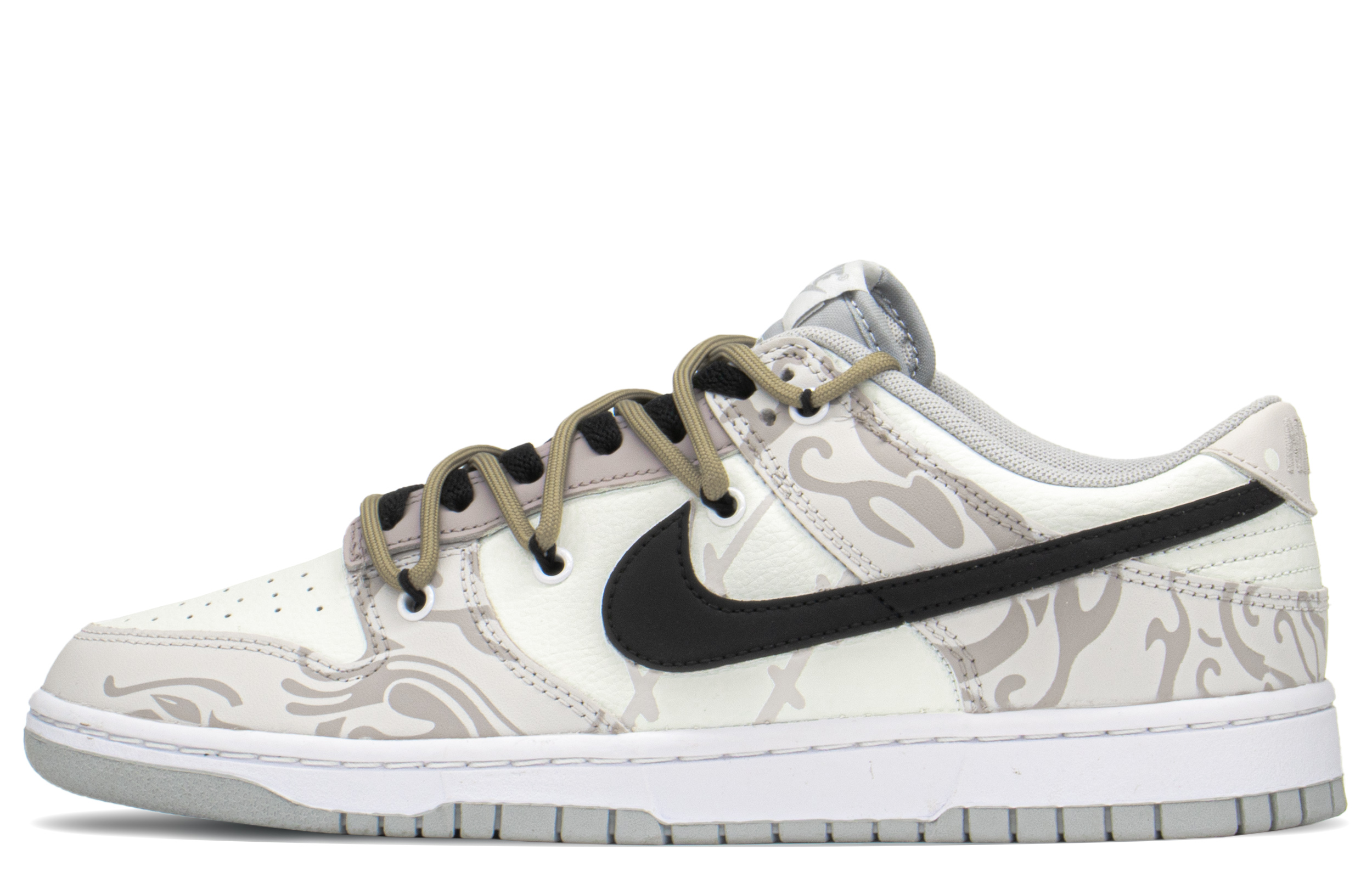 Buy [定制鞋] 耐克Dunk Low '春节图腾解构白灰黑' DJ6188-003(TeamA-DKL男图腾S-BOX)