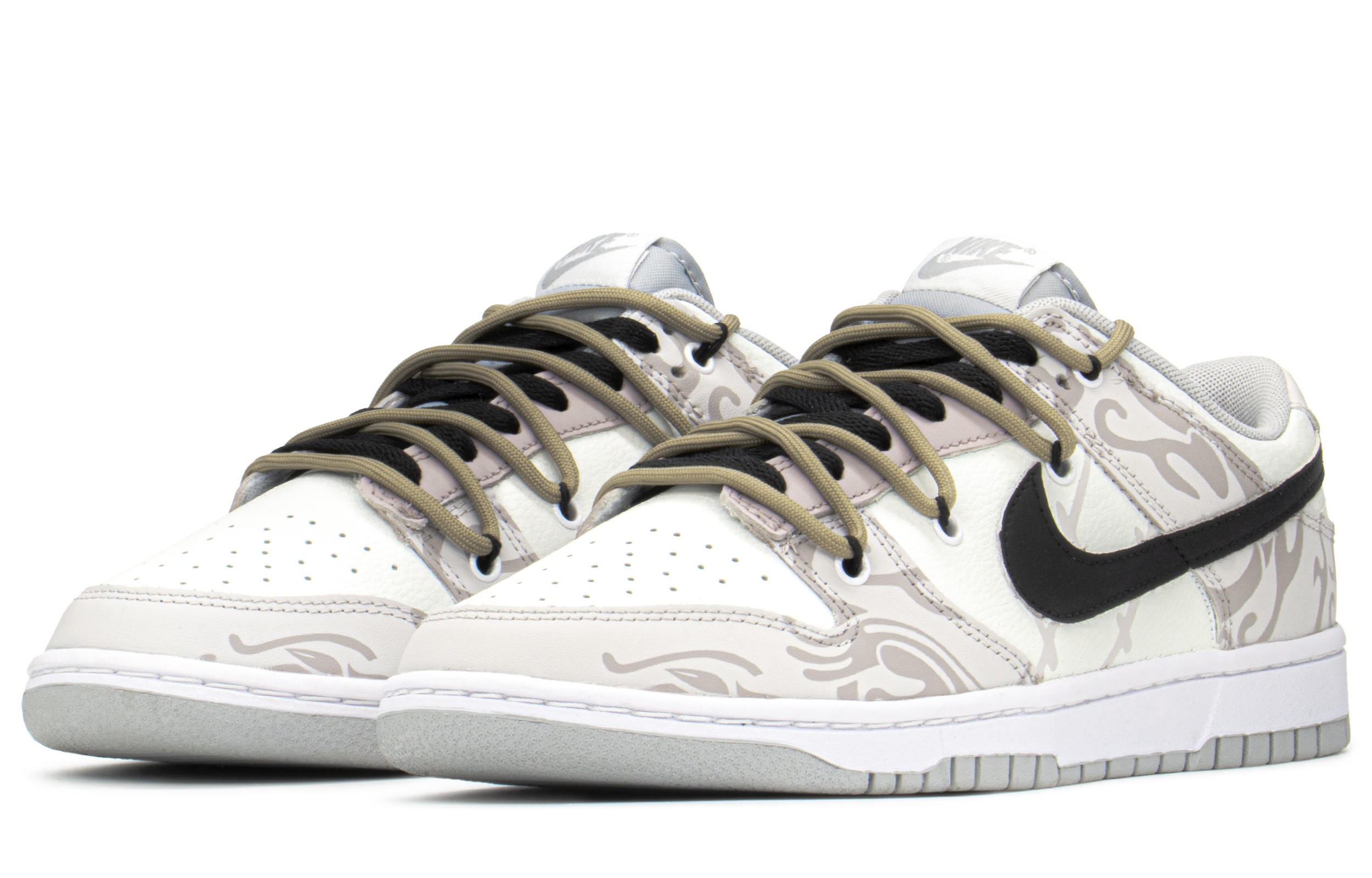 Lookbook [定制鞋] 耐克Dunk Low '春节图腾解构白灰黑' DJ6188-003(TeamA-DKL男图腾S-BOX)