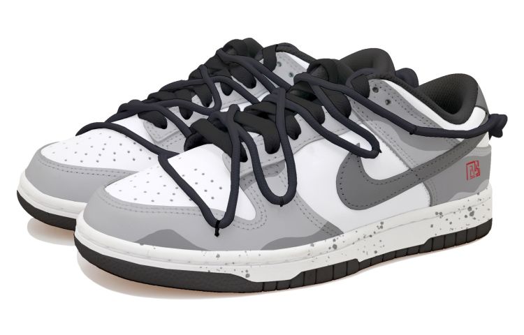 Lookbook 나이키 덩크 로우 '홍인 그라데이션' (Nike Dunk Low 'Hongyin Gradation') CW1590-100(Team拾玖-红方印女S-BOX)