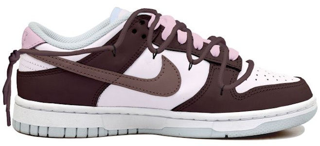【客製球鞋】 Nike Dunk Low 甜美 巧典力 可愛笑臉 解構鞋帶 低筒 板鞋 GS 棕粉色 Order 【客製球鞋】 Nike Dunk Low 甜美 巧典力 可愛笑臉 解構鞋帶 低筒 板鞋 GS 棕粉色