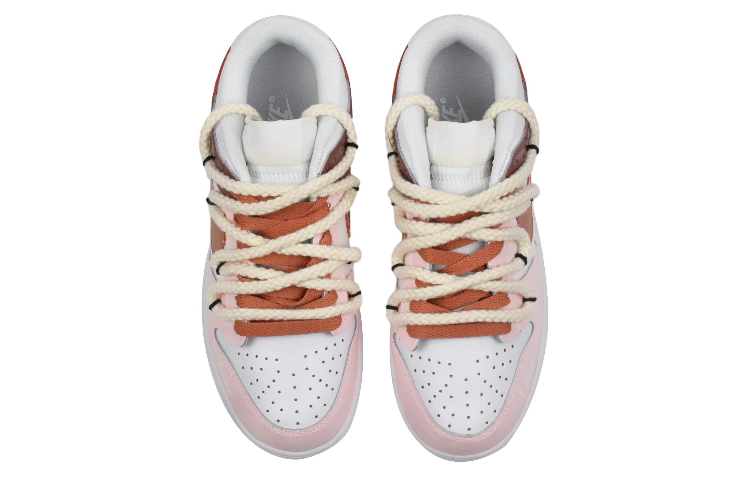 Purchase [Shoes Custom] Nike Dunk Low 'Cinta Coklat' DH9765-100(TeamD-GS款巧克力之恋)