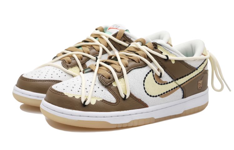 Lookbook 定制鞋款 Nike Dunk Low '巧克力摩卡双钩' DX3363-100(Team拾玖-摩卡双钩S-BOX)