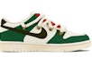 Order 【定製球鞋】 Nike Dunk Low 浸染 解構鞋帶 Vibe風 氧化做舊 聖誕限定 低幫 板鞋 GS 黑綠