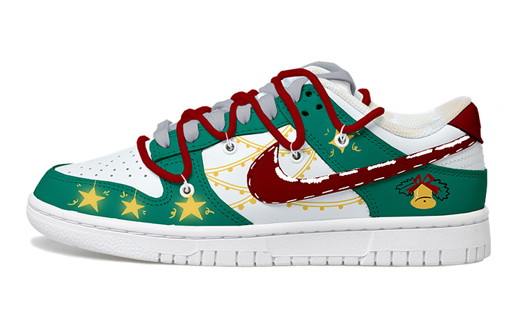 Buy [Zapatillas Personalizadas] Nike Dunk Low 'Navidad Deconstruidas' DH9765-100(Team拾玖-圣诞铃铛女S-BOX)