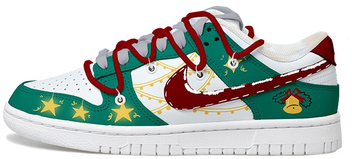 custom-shoes-nike-dunk-low-christmas-deconstructed