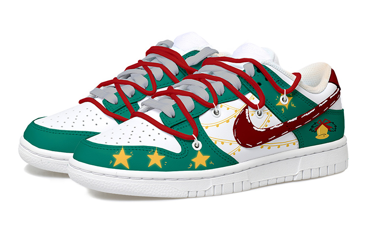 Lookbook [Zapatillas Personalizadas] Nike Dunk Low 'Navidad Deconstruidas' DH9765-100(Team拾玖-圣诞铃铛女S-BOX)