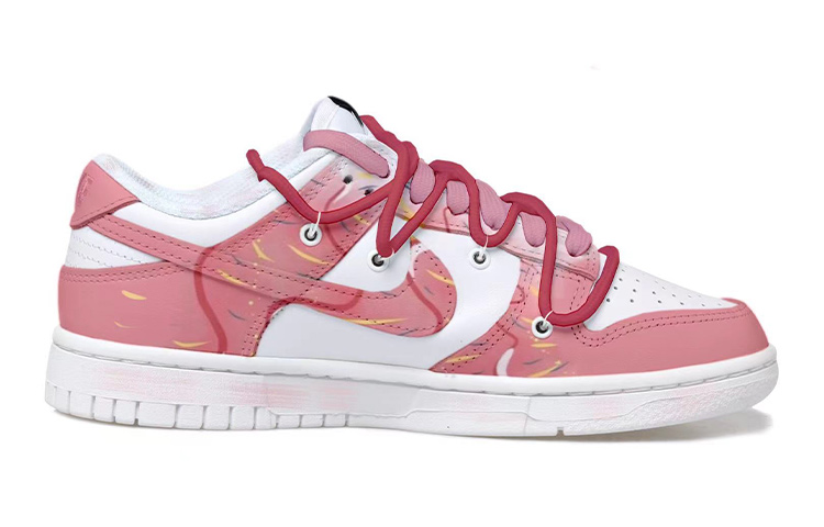 Order 【カスタムシューズ】ナイキ ダンク ロー “クリスマス花火 ロージーグラデーション” DH9765-100(Team拾玖-烟花圣诞女S-BOX)