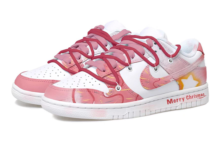 Lookbook 【カスタムシューズ】ナイキ ダンク ロー “クリスマス花火 ロージーグラデーション” DH9765-100(Team拾玖-烟花圣诞女S-BOX)