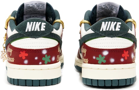 【訂製球鞋】Nike Dunk Low 叁次實驗室 聖誕主題禮盒 雪景馴鹿 聖誕樹好禮 低幫 板鞋 男女同款 白紅綠 Purchase 【訂製球鞋】Nike Dunk Low 叁次實驗室 聖誕主題禮盒 雪景馴鹿 聖誕樹好禮 低幫 板鞋 男女同款 白紅綠