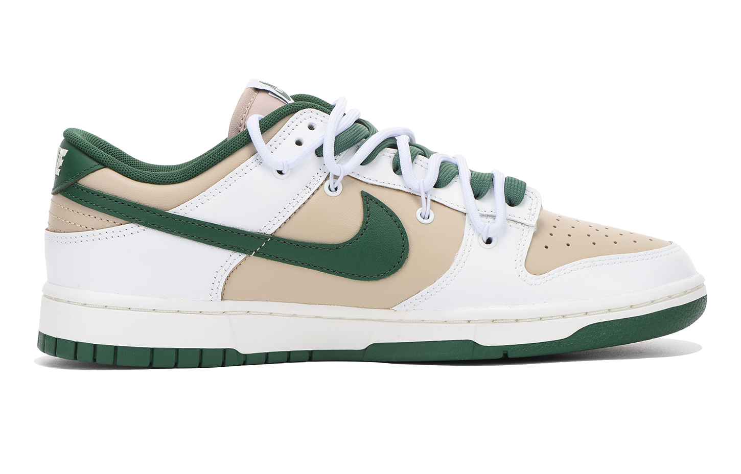 Order Zapatillas Nike Dunk Low 'Regalo Navideño Deconstruido Blanco-Verde' FB7160-231(Team拾伍-男款白绿SBOX)