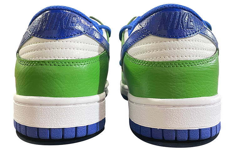 Purchase [Sneakers Kustom] Nike Dunk Low 'Gingerbread Natal Dilukis Biru Hijau' FD9064-110(TeamD-男女款姜饼)