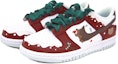 Shop 【訂製球鞋】Nike Dunk 聖誕奇妙夜 塗鴉 舒適 可愛 低筒 溜板鞋 GS 白紅