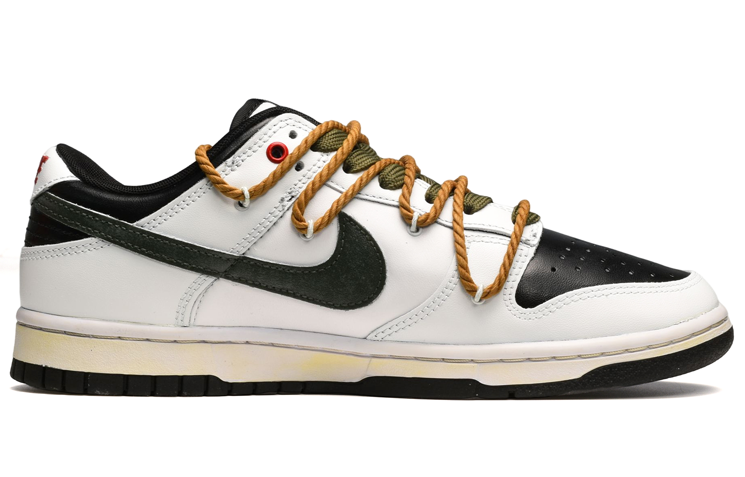 Lookbook 【カスタムシューズ】ナイキ ダンク ロー「クリスマスナイトグラフィティ」 DD1391-100(TeamE-男款圣诞夜白黑绿)