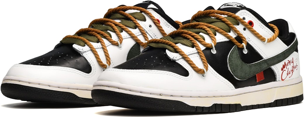 나이키 덩크 로우 '크리스마스 나이트 그라피티' (커스텀) DD1391-100(TeamE-男款圣诞夜白黑绿) Shop 나이키 덩크 로우 '크리스마스 나이트 그라피티' (커스텀) DD1391-100(TeamE-男款圣诞夜白黑绿)