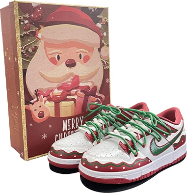 custom-shoes-nike-dunk-low-christmas-red-green