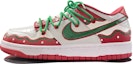 Order 【定製球鞋】Nike Dunk Low Medium Grey 解構風 聖誕配色 雪球 復古 手繪塗鴉 低幫 板鞋 GS 紅綠