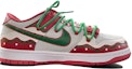 Lookbook 【定製球鞋】Nike Dunk Low Medium Grey 解構風 聖誕配色 雪球 復古 手繪塗鴉 低幫 板鞋 GS 紅綠