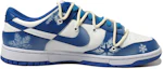 Order 【定制鞋款】耐克Dunk Low“裂痕白蓝圣诞雪花” CW1590-104(Team拾玖-雪花女S-BOX)