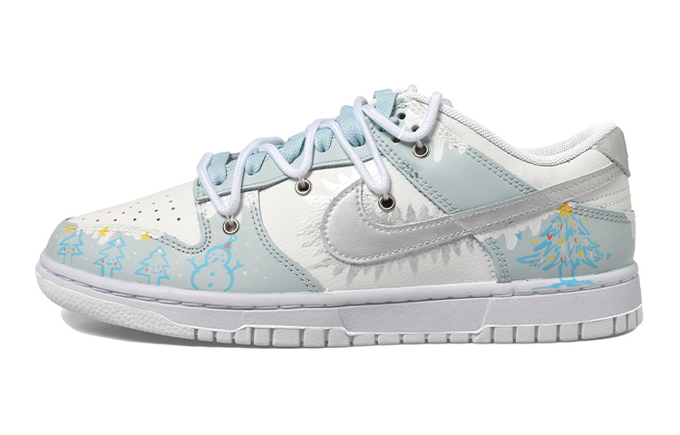 Buy Nike Dunk Low Navidad Plata (Estrella/Muñeco Nieve) DH9765-100(Team拾玖-冰雪奇缘女S-BOX)