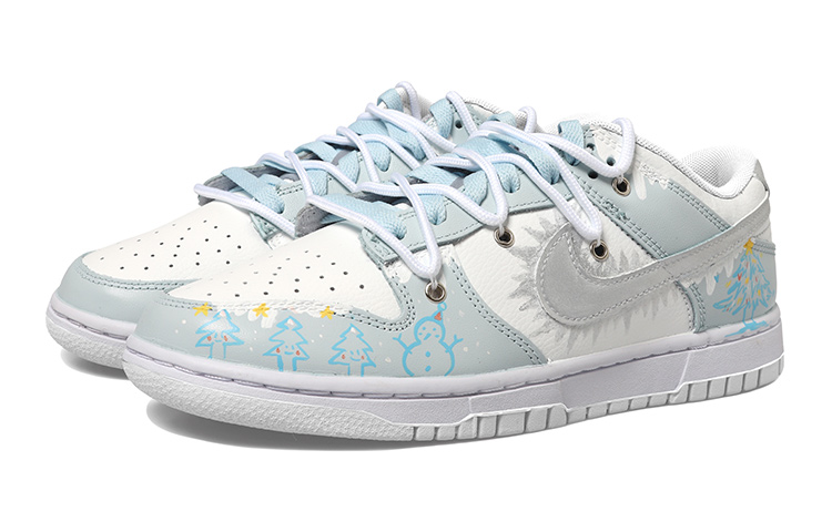 Lookbook Nike Dunk Low Navidad Plata (Estrella/Muñeco Nieve) DH9765-100(Team拾玖-冰雪奇缘女S-BOX)