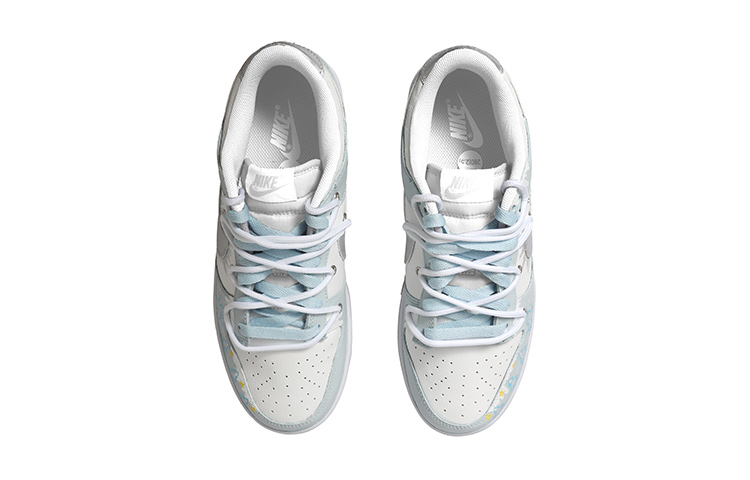 Shop Nike Dunk Low Navidad Plata (Estrella/Muñeco Nieve) DH9765-100(Team拾玖-冰雪奇缘女S-BOX)