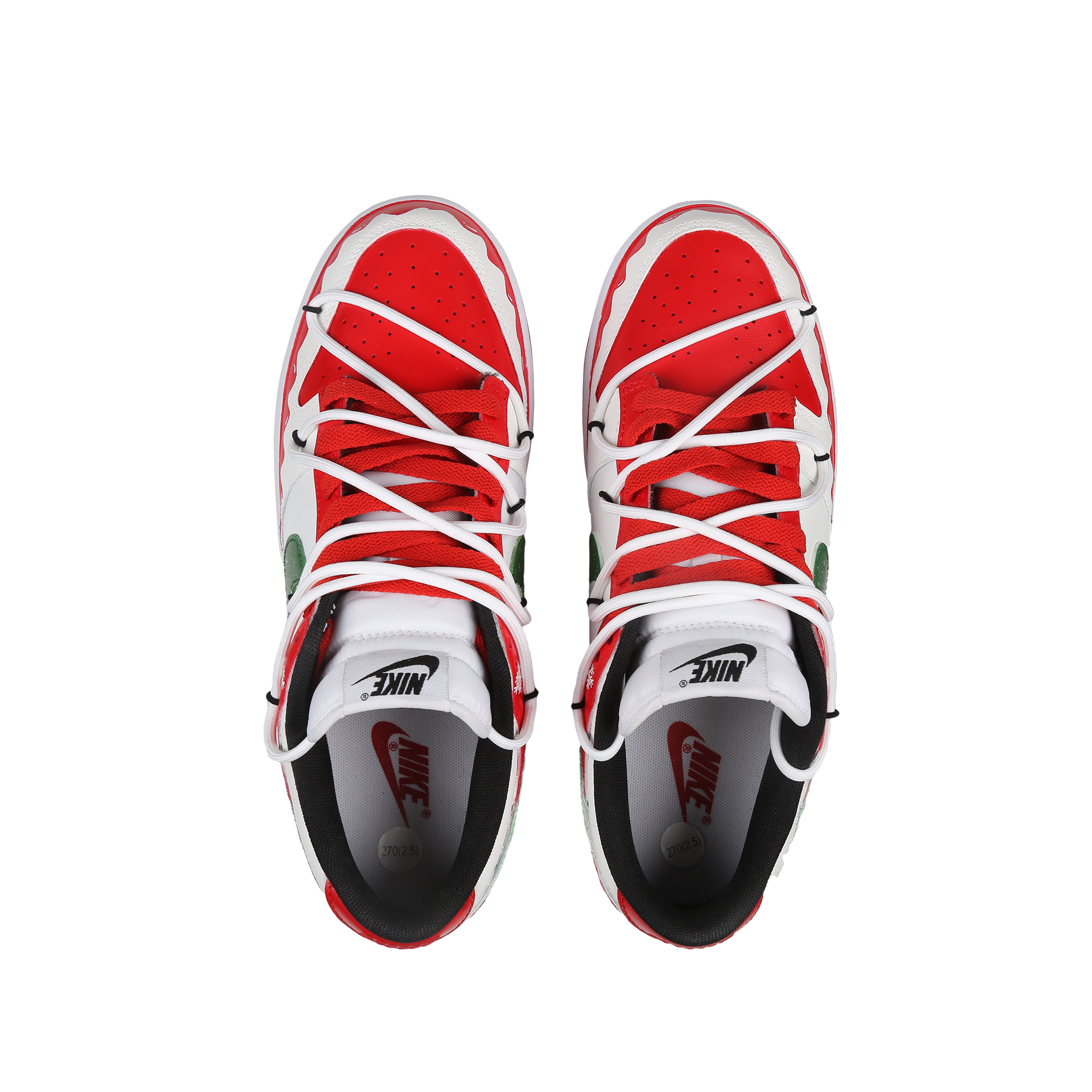 Shop 나이키 덩크 로우 '크리스마스 이야기' (커스텀) FD9762-061(Team81-男女款圣诞物语画册)