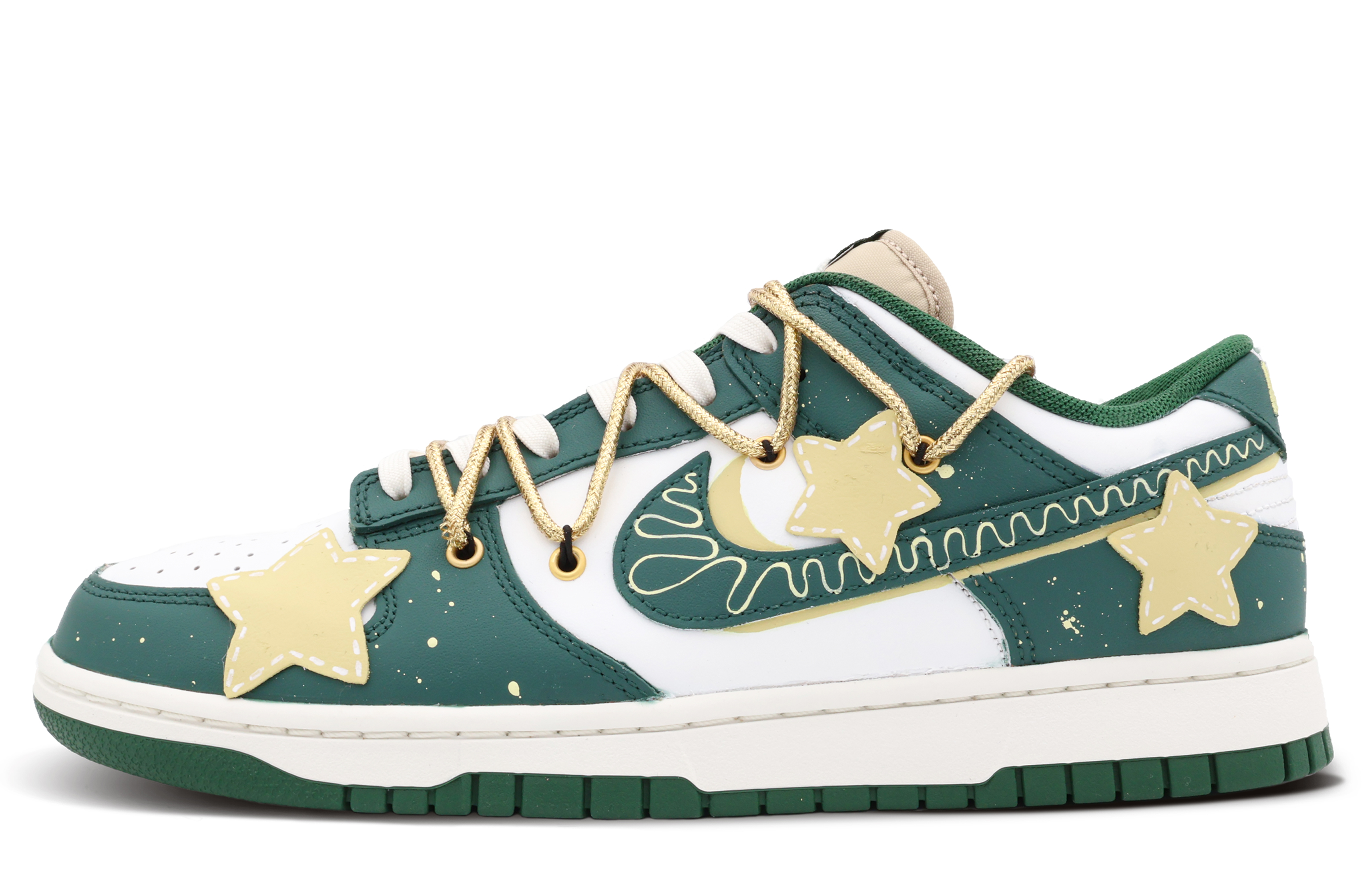 Buy [Zapatos Personalizados] Nike Dunk Low 'Árbol de Navidad Deconstruido' FB7160-231(Team37-男款圣诞树)