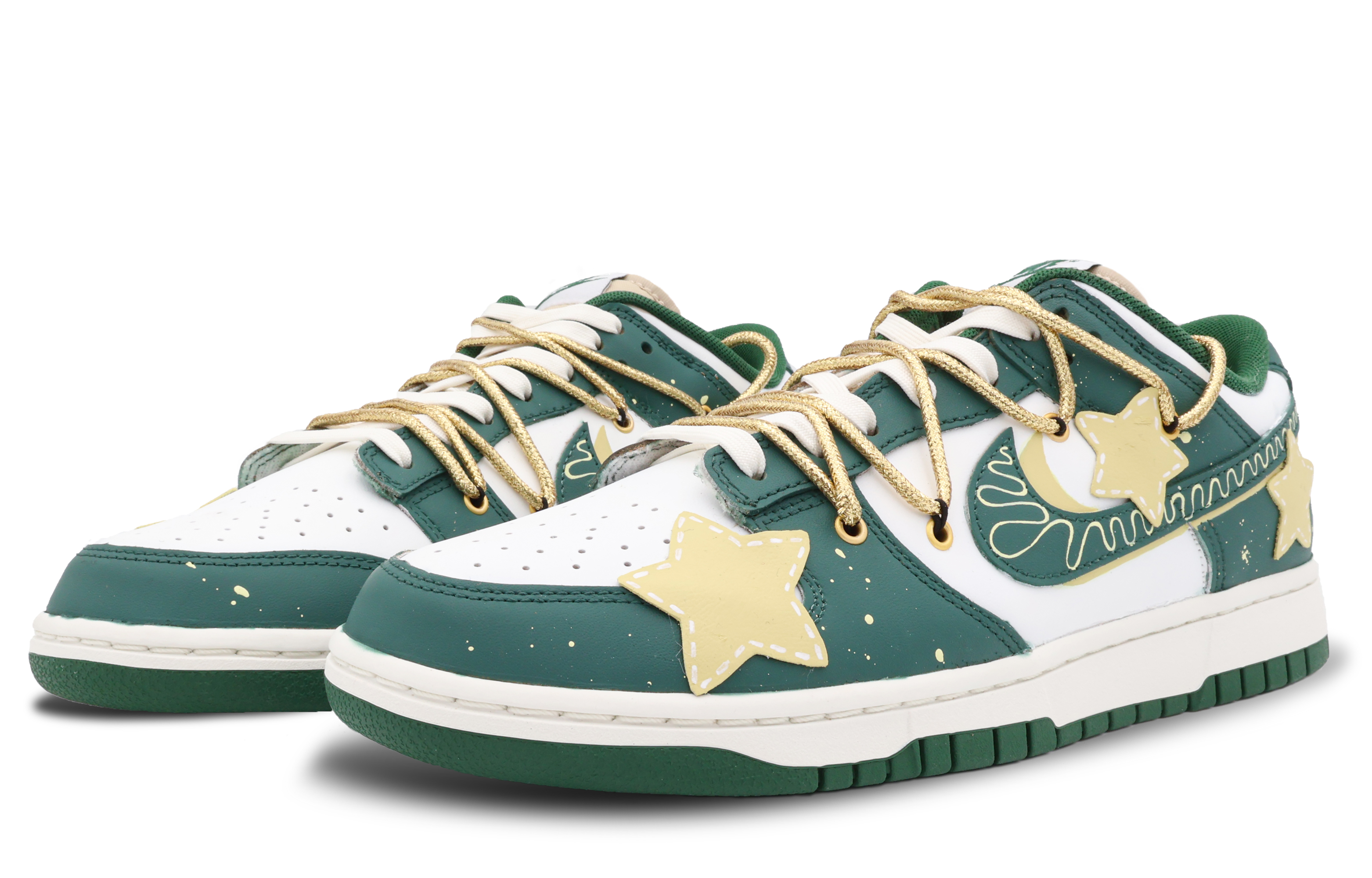 Lookbook [Zapatos Personalizados] Nike Dunk Low 'Árbol de Navidad Deconstruido' FB7160-231(Team37-男款圣诞树)