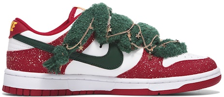 【客製化球鞋】Nike Dunk Low Gym Red NO.205 客製化 聖誕樹 雪花 復古 低筒 休閒鞋 男款 紅色 Order 【客製化球鞋】Nike Dunk Low Gym Red NO.205 客製化 聖誕樹 雪花 復古 低筒 休閒鞋 男款 紅色